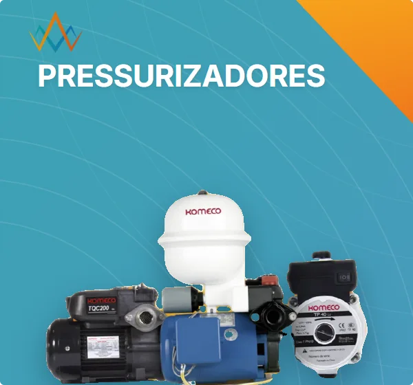 Pressurizadores: venda e instalação de pressurizadores de água em São Paulo